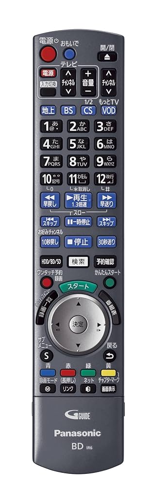 プレーヤー Panasonic DIGA Amazon | ブルーレイレコーダーリモコン N2QAYB000993 for